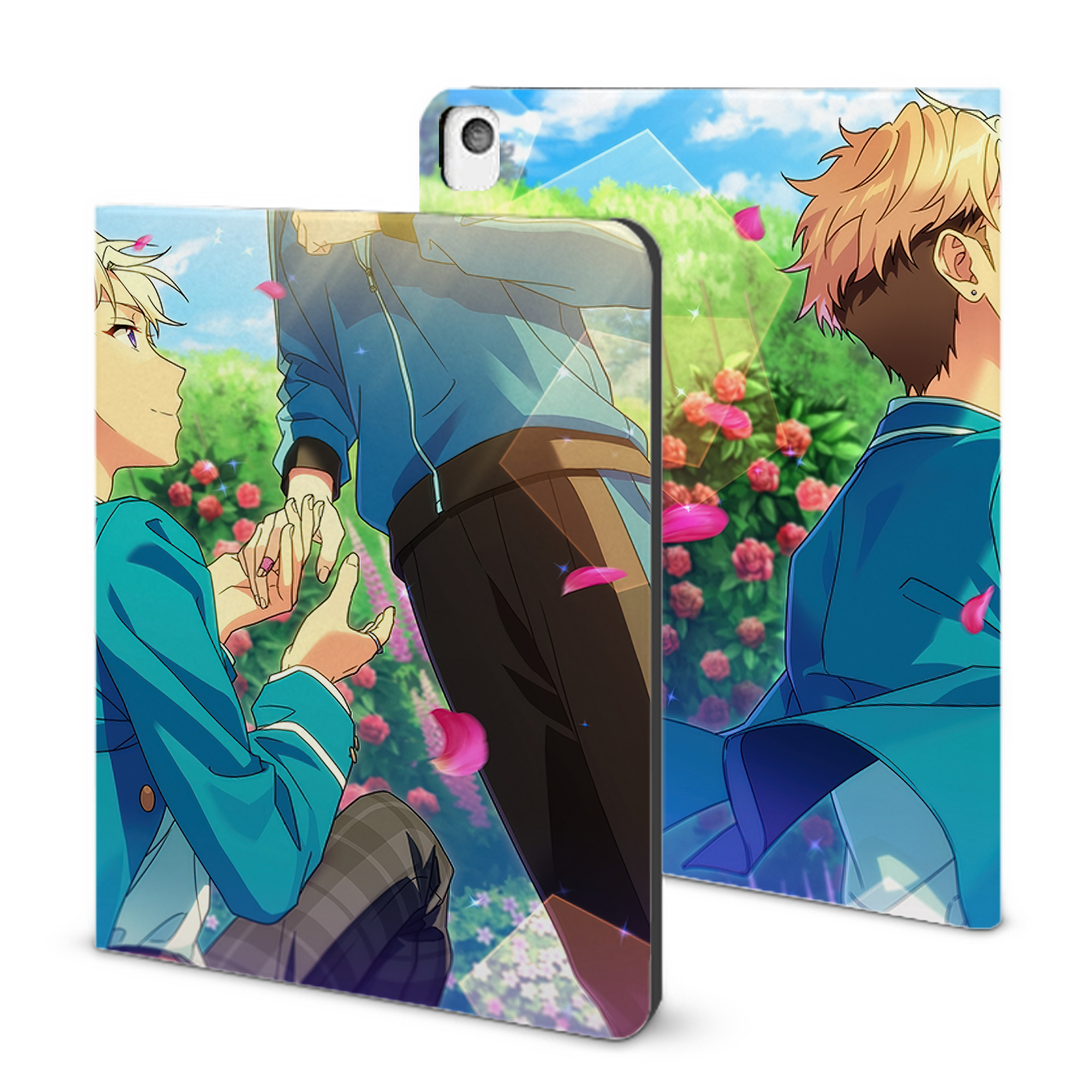 （画像用） あんさんぶるスターズ! Ensemble Stars IPadケース ペンホルダー付き ブックスタイルデザイン